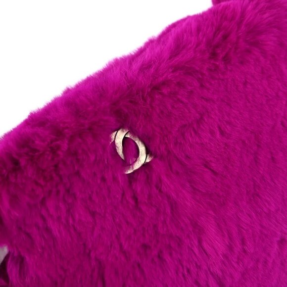 Chanel Purple Fur Lambskin Shoulder Bag 153380 - Picture 5 of 11